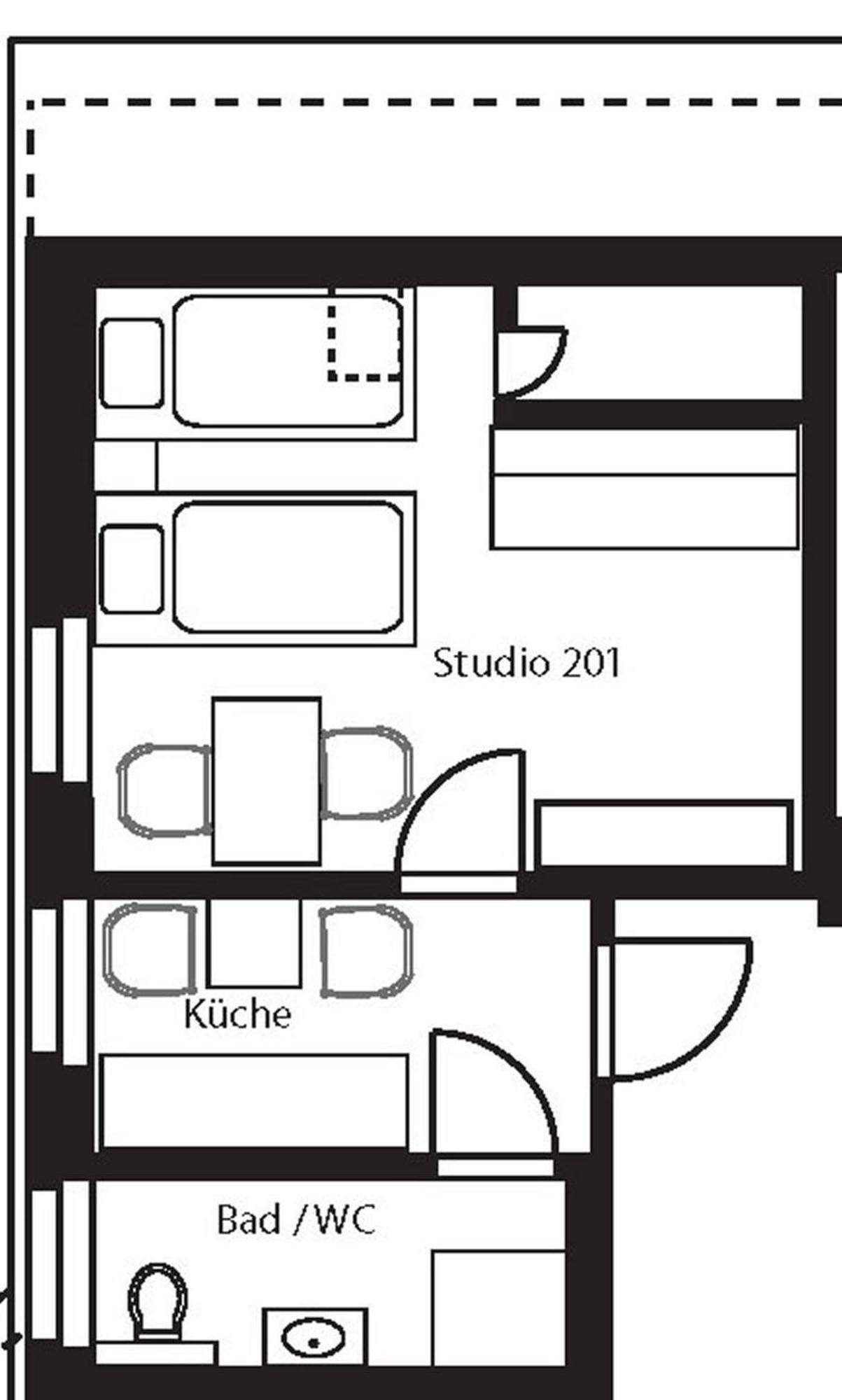 Hotel Bahnhof Balingen Ruang foto
